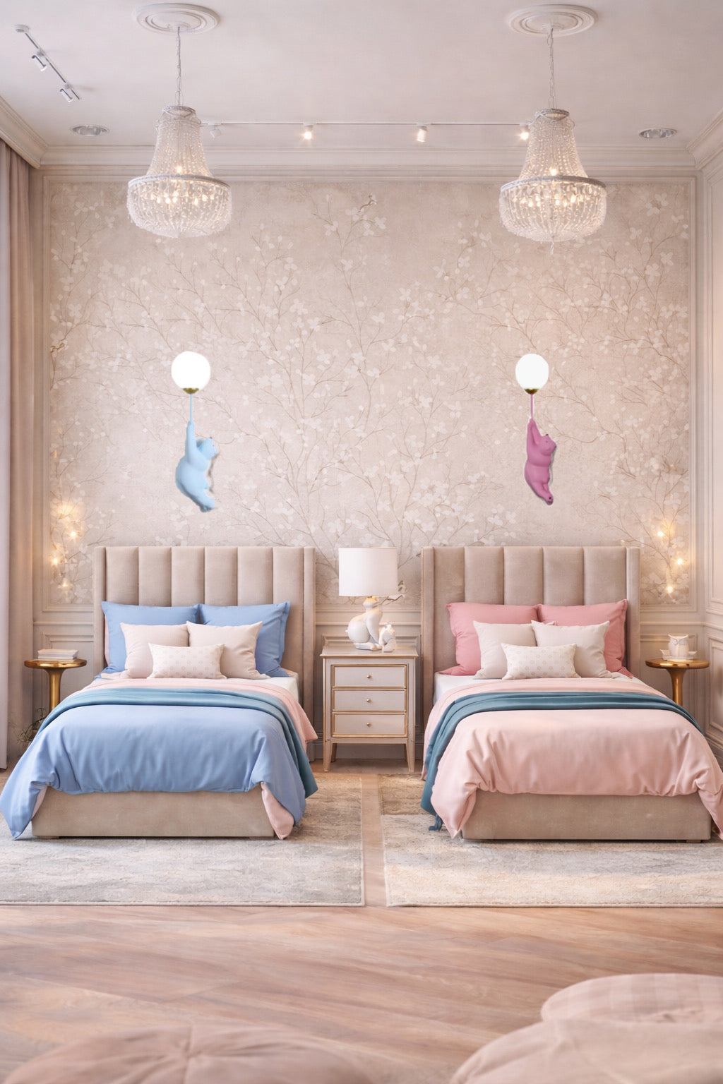 Orbit Bear LED Balloon Wall Sconce