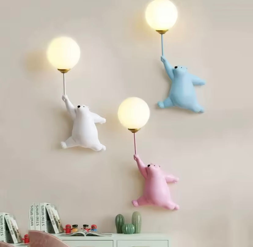 Orbit Bear LED Balloon Wall Sconce