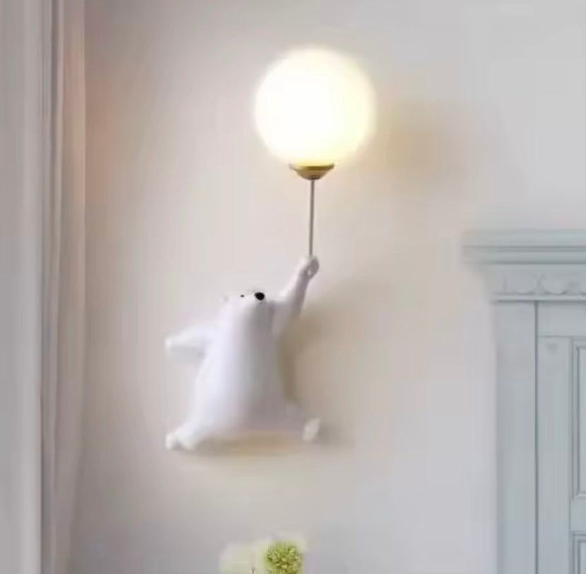 Orbit Bear LED Balloon Wall Sconce