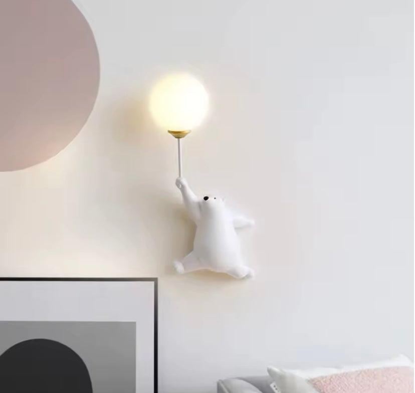 Orbit Bear LED Balloon Wall Sconce