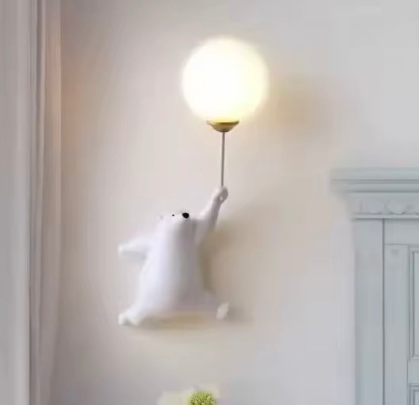 Orbit Bear LED Balloon Wall Sconce