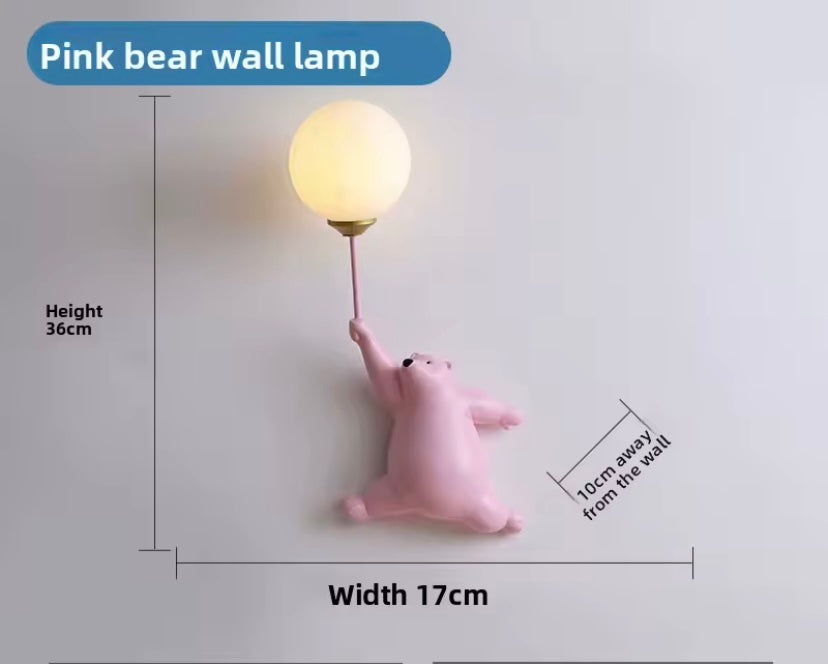 Orbit Bear LED Balloon Wall Sconce