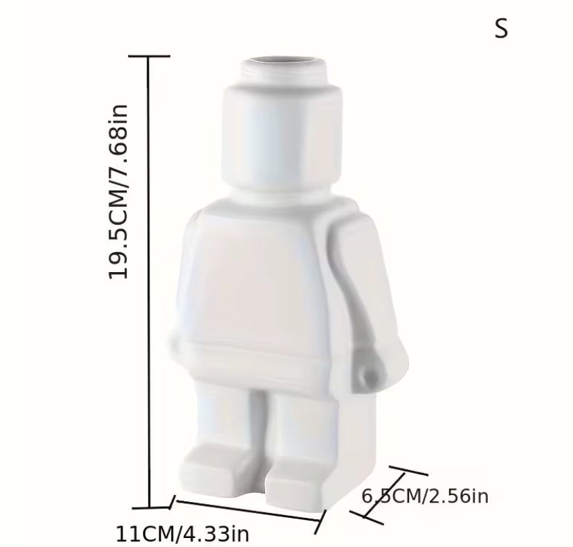 LEGO Man Vase