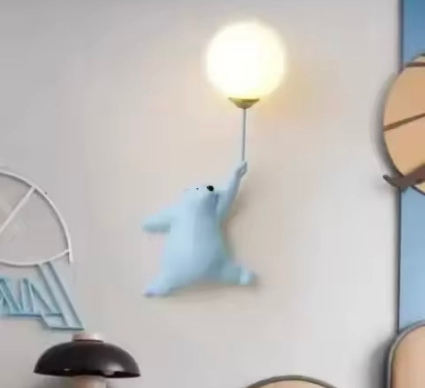 Orbit Bear LED Balloon Wall Sconce