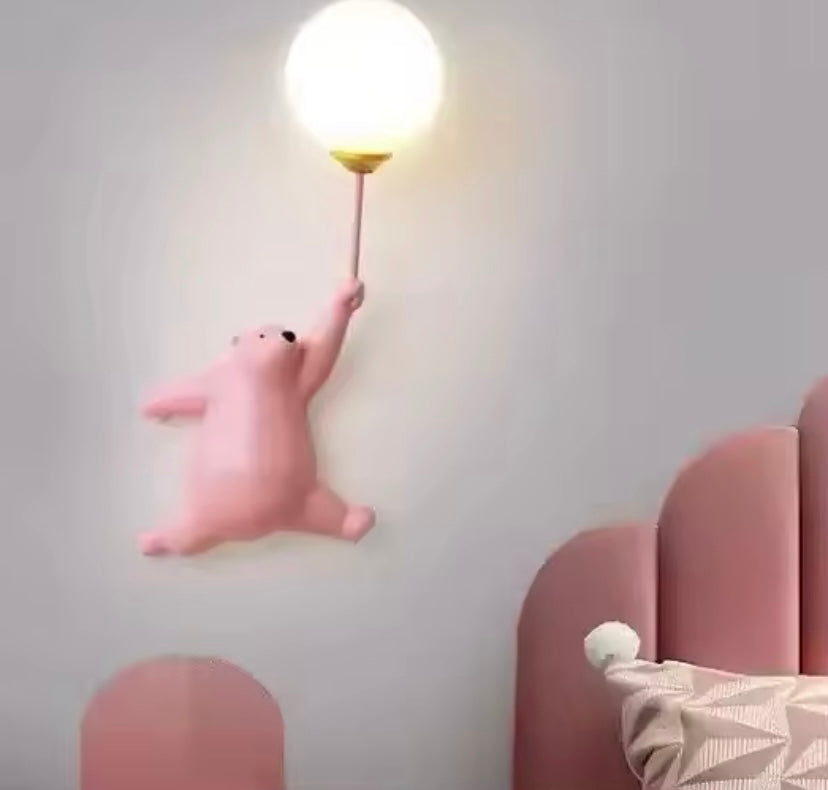 Orbit Bear LED Balloon Wall Sconce