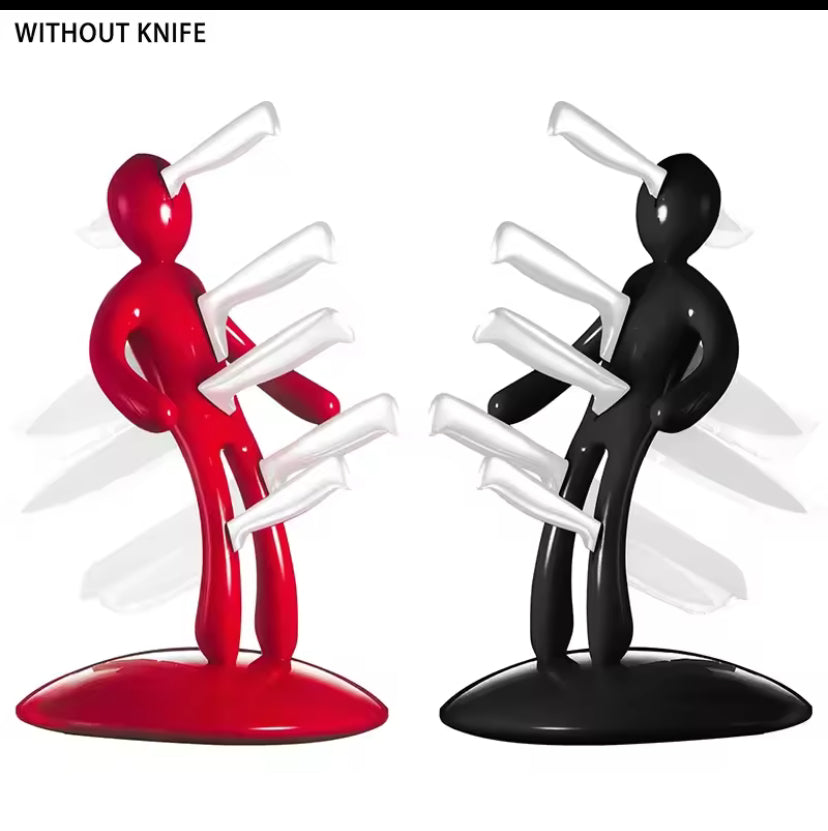 Crime scene knife block fun rad unique wild decor Gothic home decor