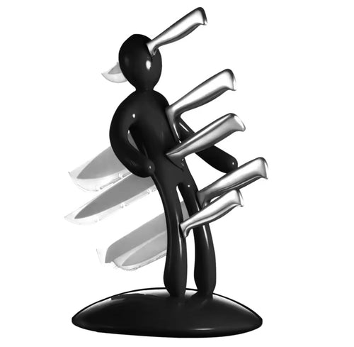Crime scene knife block fun rad unique wild decor In black