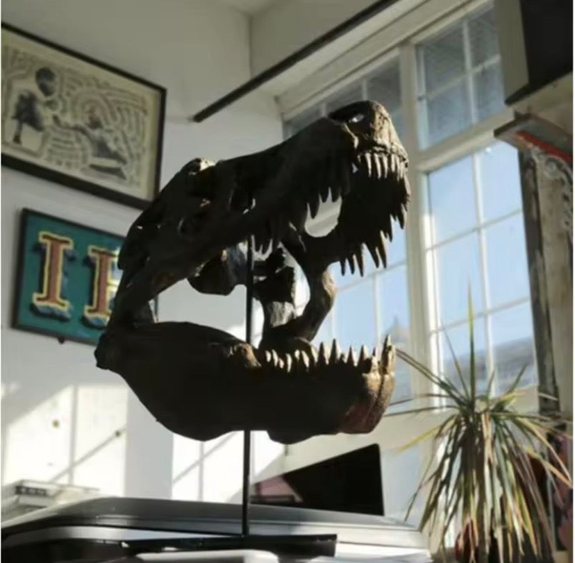 Dinosaur skeleton trophy for fossil collectors