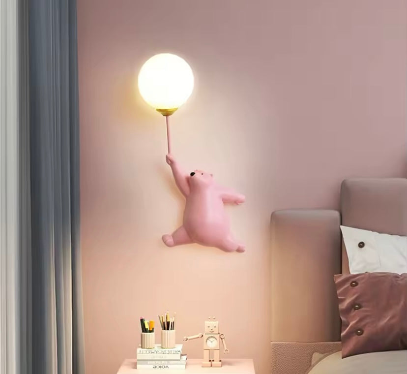 Orbit Bear LED Balloon Wall Sconce