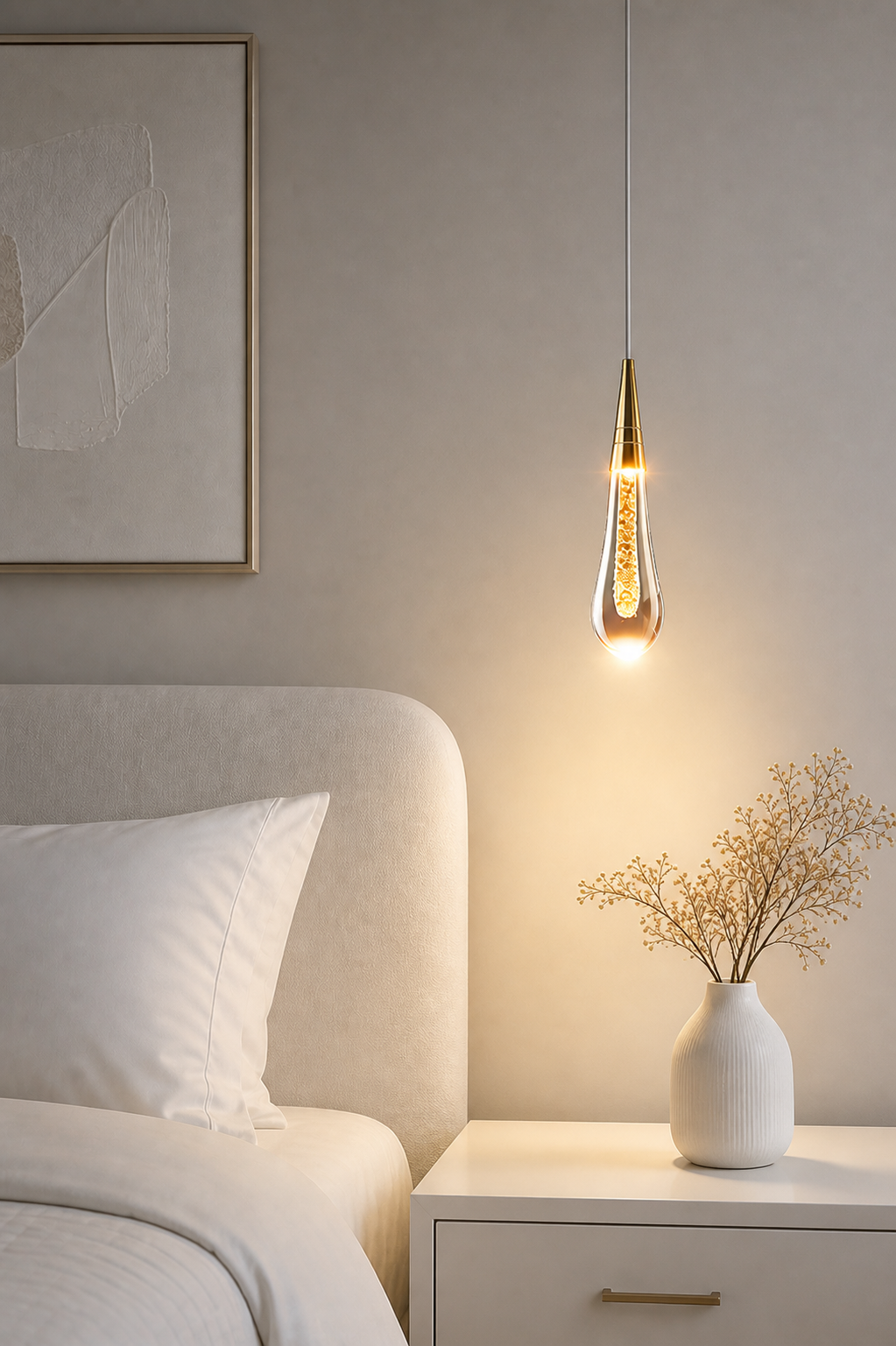 Midas Crystal Teardrop Pendant lighting
