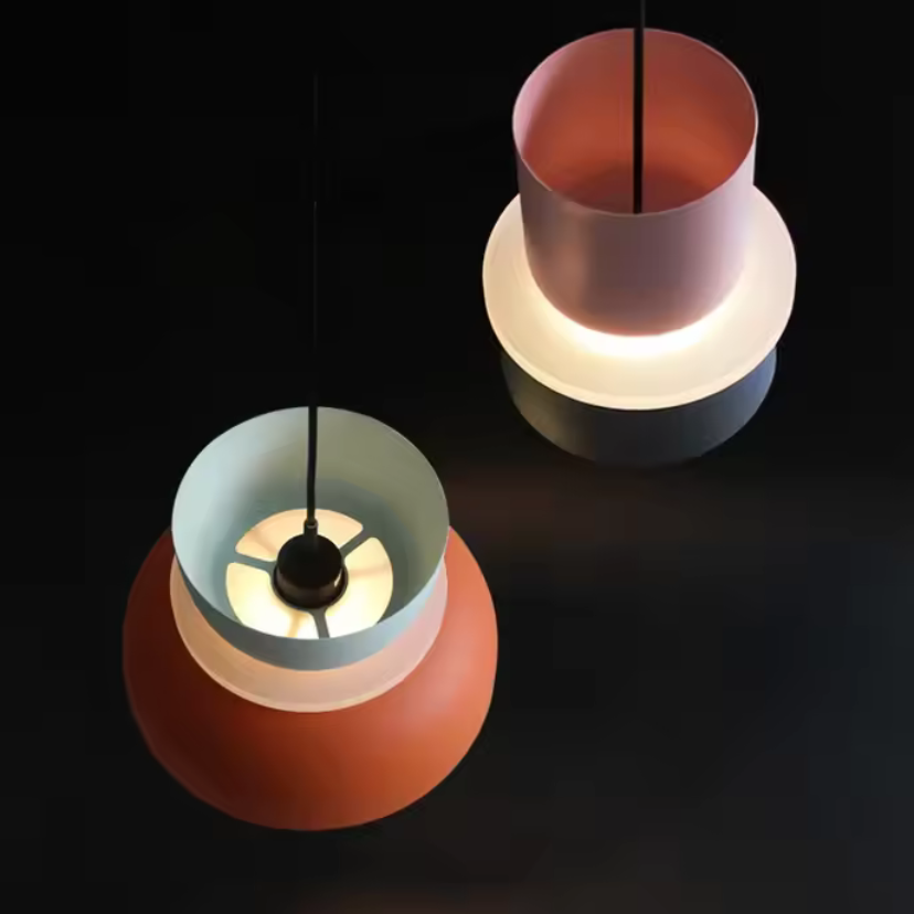 Unique Modal pendant lamps for Modern lighting and interior design in pastel tones